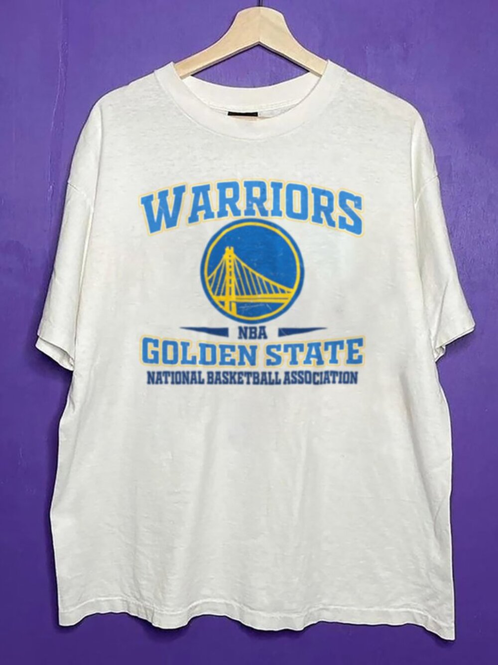 Vintage 90s Golden State Warriors Basketball Crewneck Shirt, NBA Men Women Shirt